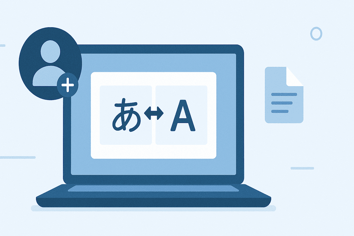 翻訳機能をビジュアル化した画像
