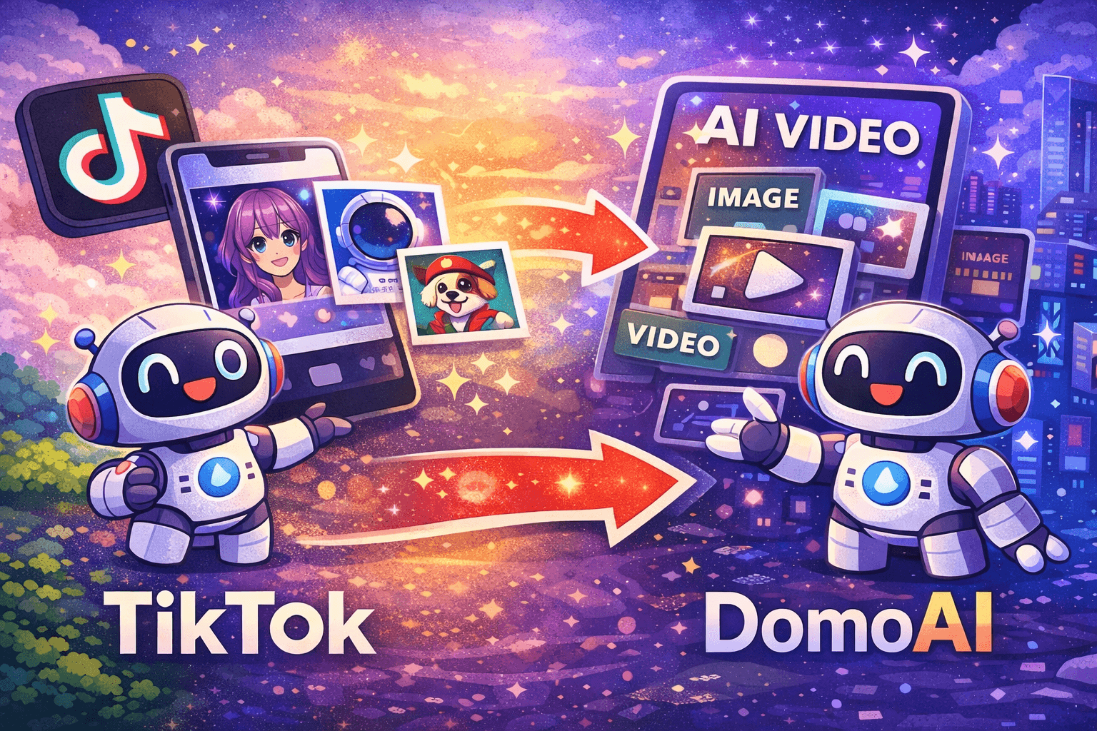 TikTokとDomoAIを使い分ける方法