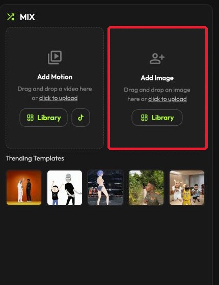 MIX画面の「Add Image」の読み込み欄