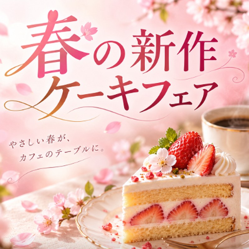 ChatGPT Imagesで作った日本語の文字入りのカフェのバナー